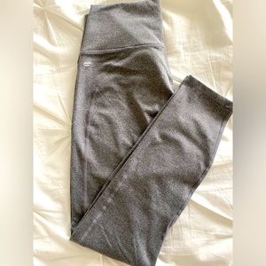 Gray high waisted power-hold Fabletics leggings